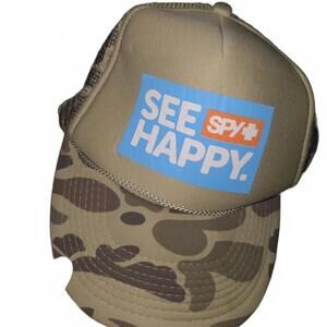 SPY See Happy Camouflage Mesh Trucker Hat